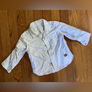 Adorable Zara Baby long sleeve button down soft top